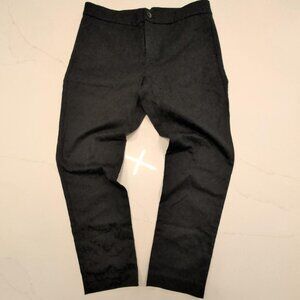 Lauren Ralph Lauren Sz 6 Pettie Paisley AOP Edita Pants Women Black Casual Work